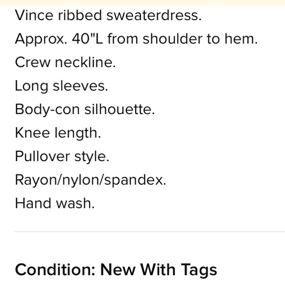 Vince Angie ribbed body con dress - Picture 5 of 5